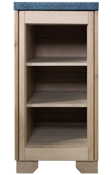 Flandria Oak Wood armoire dotée d’une niche chêne